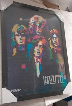 3D měnící se obraz legendární skupiny Led Zeppelin - 2