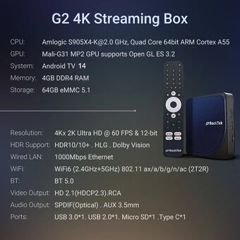 RockTek G2 Android TV box - 2