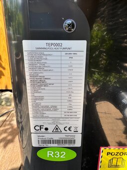Tepelné čerpadlo k bazénu CF MINI 5kW + hadice - 2