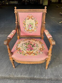 Starožitné Francouzské křeslo (132013) - 2