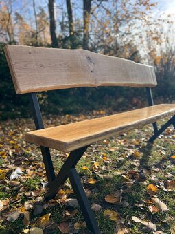 Zahradní lavička :DUB - doprava zdarma - 2