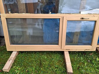 Dřevěná okna + dřevěné vstupní dveře - 2