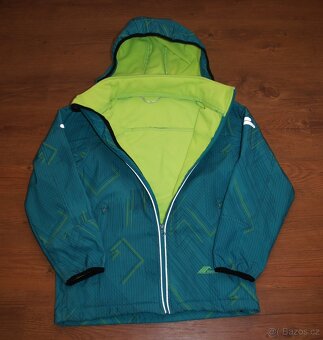 Zelená softshellová bunda - vel. 140 - 2