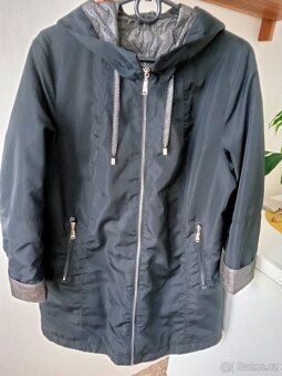 Jarní parka s ozdobným zipem vzadu vel. 44 - 2