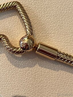 Zlatý náramek pandora 585 - 2