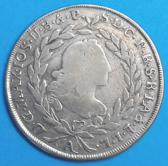 Stříbrná mince r. 1763 Maxmilián III. Josef - 2