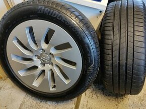 Alu kola Audi A6 A7 5x112 r18 Originál, pneu7mm 225/55/18 - 2