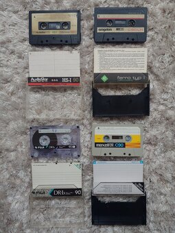 Audio kazety -Fiji, Maxell, Audioatar, Emgeton - 2