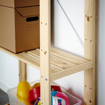 Dřevěný policový regál - IKEA 1446 - 2