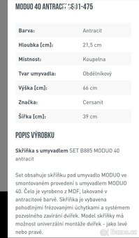 Skříňka s umyvadlem - 2