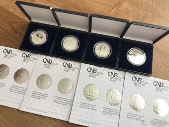 Pamětní stříbrné mince 100,- ČNB Instituce České republiky - 2