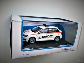 Model ŠKODA Rapid Spaceback (2013) "NEHODY DP" Abrex 1/43 - 2