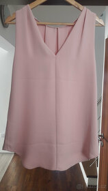 Dámská růžová halenka Calvin Klein - NOVÉ + psaníčko - 2