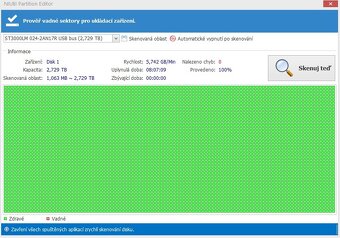 USB externí HDD kapacita 3TB, USB 3 disk 2,5 - 2