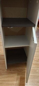 Koupelnová boční skříňka + Koupelnová skříňka pod umyvadlo - 2
