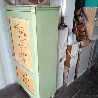 Skříň jednokřídlá, malovaná - 2