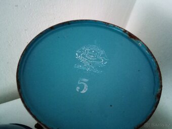 Staré, modré, smaltované nádobí - 2