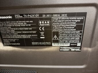 Televize Panasonic TXP42X10Y + Tesla TE 3000 - 2