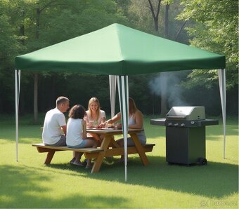 Nůžkový stan 3x3m - nový - 2