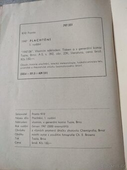 Kniha Plachtění - ,,, Franta Kříž 1947 - 2