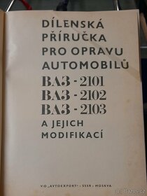 Dílenská příručka VAZ 2101, 2102, 2103 - 2