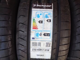Letni pneu 225/45/17 Dunlop - Nové - 2