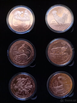 Lunární měděná série 12x 1oz Cu - 2