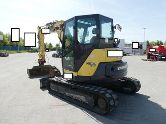 minibagr Yanmar VIO 80, dělené rameno - 2
