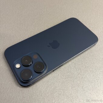 iPhone 15 Pro 256GB modrý, pěkný stav, 12 měsíců záruka - 2