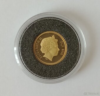 Zlatá inv. mince 1,25 g, AU 585 Transylvánie - 2