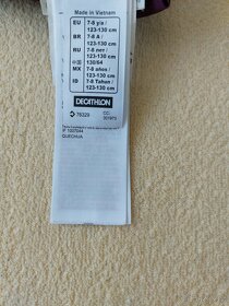 Dívčí turistické svrchní nepromokavé kalhoty - vel. 7-8 let - 2