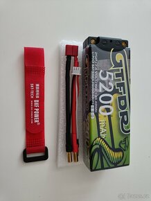 RC drift lipo, LI-POLY baterie, GTFDR 5200 mAh hardcase 5mm - 2