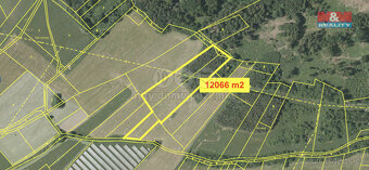 Prodej pole, 21407 m², Mochtín - 2