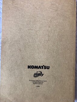 KOMATSU NÁVOD K OBSUZE A ÚDRŽBĚ LEVNĚ - 2