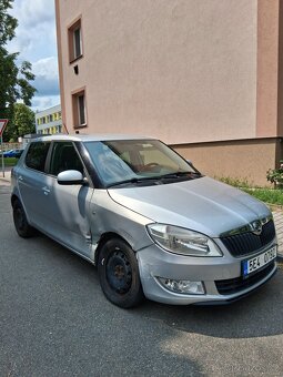 Havarovaná Škoda Fabia - 2