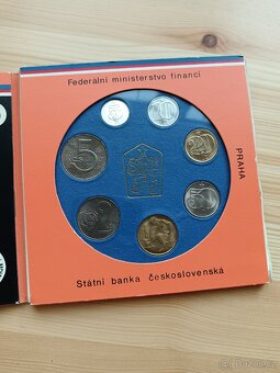 Sada oběžných mincí Československo 1989 - 2