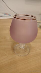 Sklenička zdobená zlacená k výročí 50. - 2