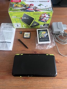New Nintendo 2DS XL + hra Pokémon Ranger a příslušenství - 2