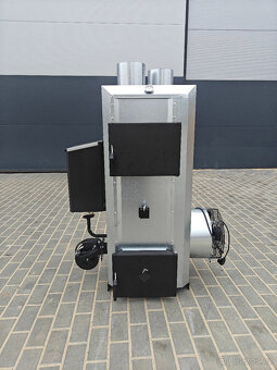 Ohřívač vzduchu koza NG30 kW do 400 m2 na olej a dřevo. - 2