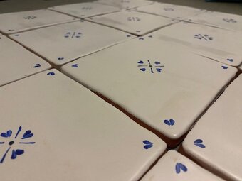 Obklady - Ručně malované retro obklady 13 x 13 - 2