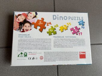 Puzzle Dino 3x55 "Krkouni" - nové - 2
