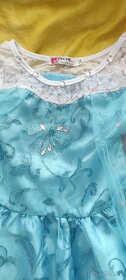 Kostýmové šaty Elsa vel 130 - 2