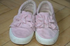Růžové semišové boty Reserved vel. 34 - 2