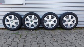 Alu kola 5x112 r16 originál Škoda Octavia II - 2