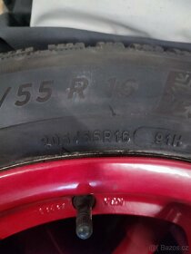 Alu Volkswagen 5x112 R16 + zimní pneu levně - 2