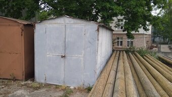 plechová bouda ,sklad cca 6 x 2,5 m - 2