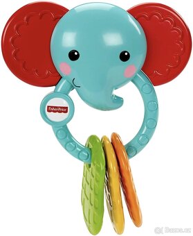 Chrastítko Fisher-Price, měkké kostky, knížka do vody - 2