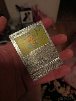 Stribrny Pikachu pokemon pikacu zlaty cenny - 2