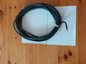 Prodám 14 metrů měděného kabelu průměr 5mm - 2,2kg - 2