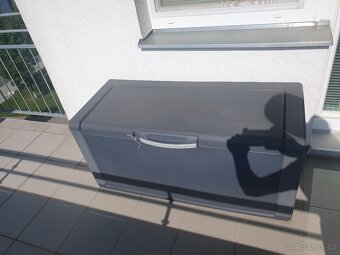 Úložný zahradní box grafitový - 2